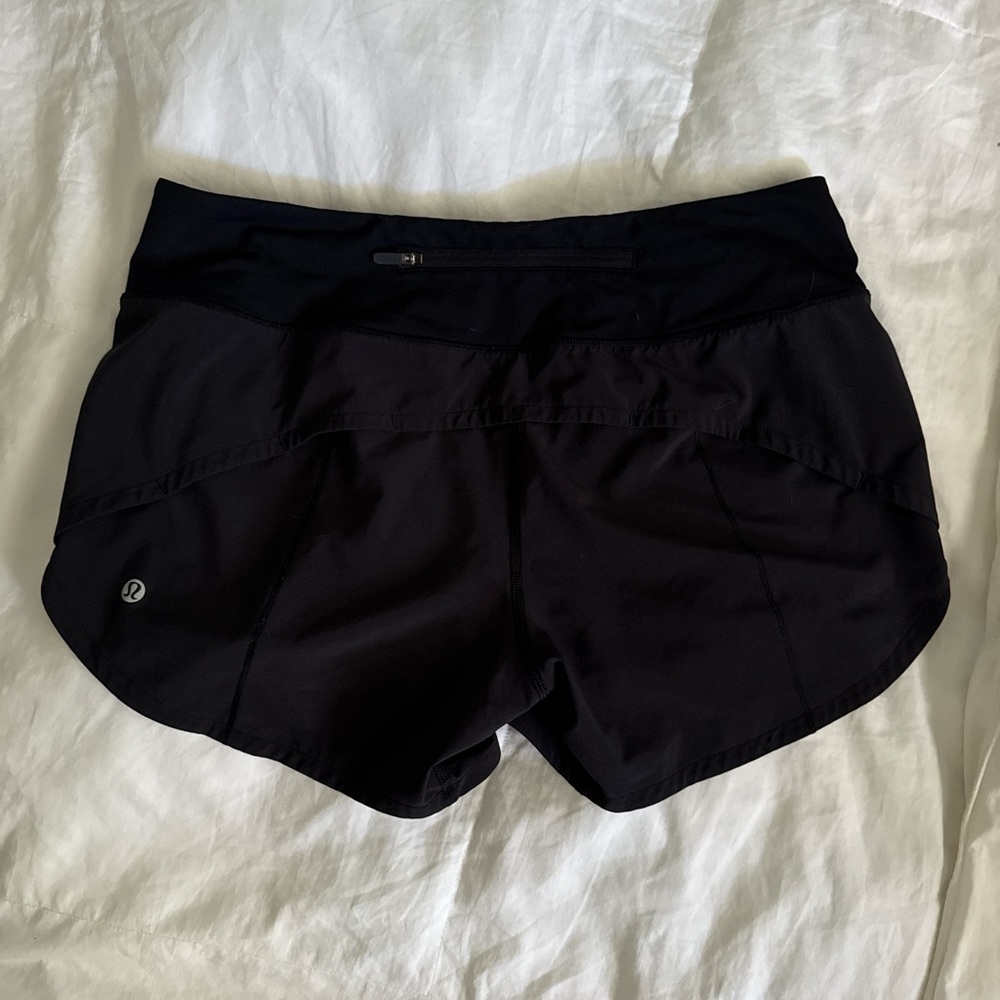 lululemon Black Speed Up Shorts